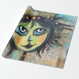 Art Lady 5 Charming och bedrövad Presentpapper