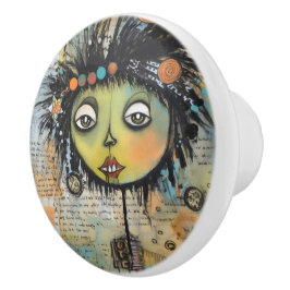 Art Lady 7 Charming och bedrövad Knopp