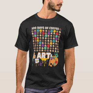 Art Lärare 100-dagarsdag för skolkonst T Shirt