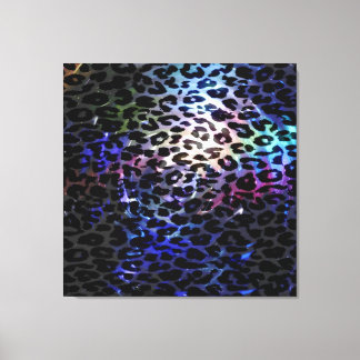 Art leopard päls abstrakt struktur canvastryck