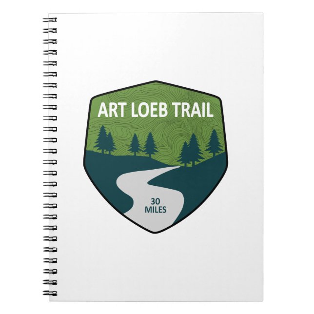 Art Loeb Trail North Carolina Anteckningsbok (Framsidan)