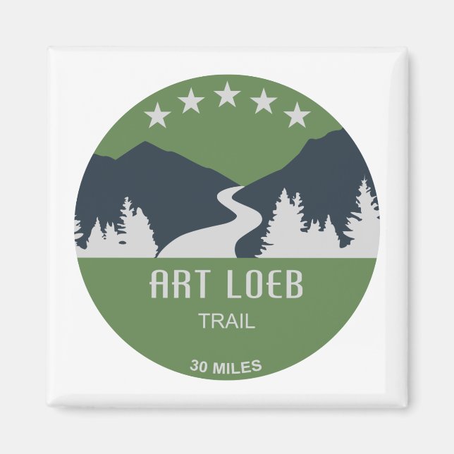 Art Loeb Trail North Carolina Magnet (Framsidan)