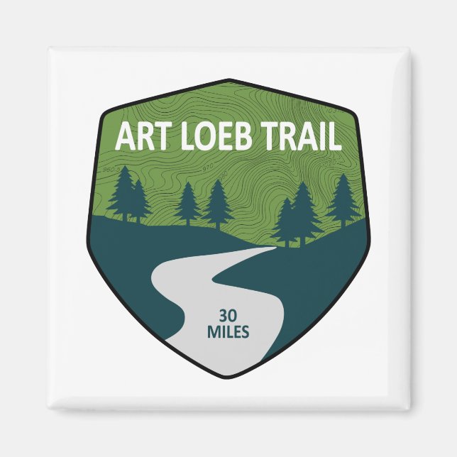 Art Loeb Trail North Carolina Magnet (Framsidan)