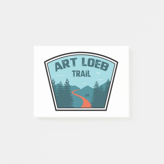 Art Loeb Trail North Carolina Post-it Block (Framsida)