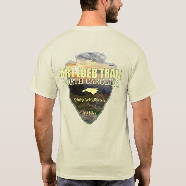 Art Loeb Trail (pilspets) T Shirt (Baksida)