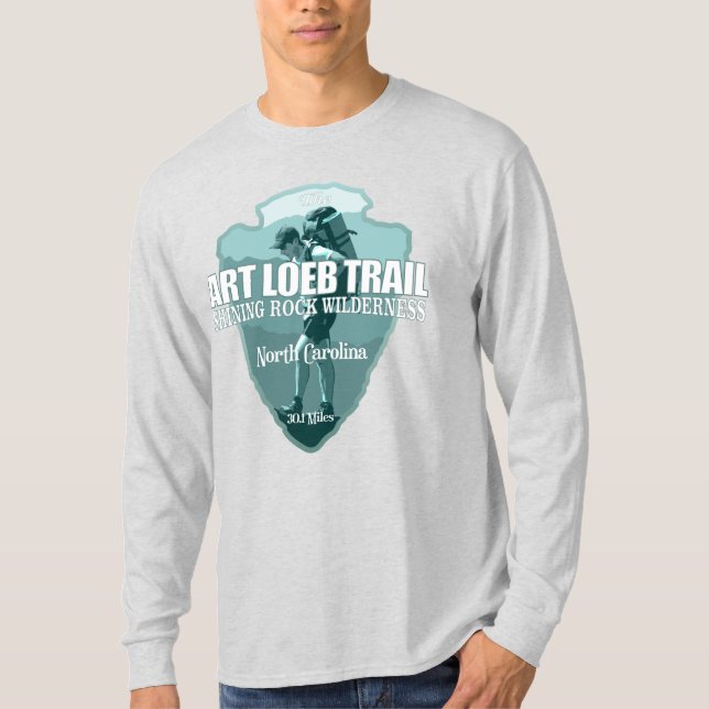 Art Loeb Trail (pilspets T) T Shirt (Framsida)
