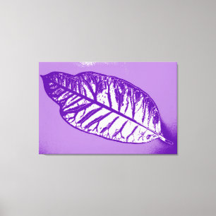 Art Löv Lila Hösten Canvastryck