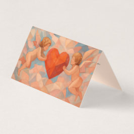 Art Lover Expressionist Cherubs Mini Cards Kort