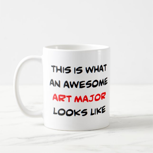 Art major, fantastisk kaffemugg (Vänster)