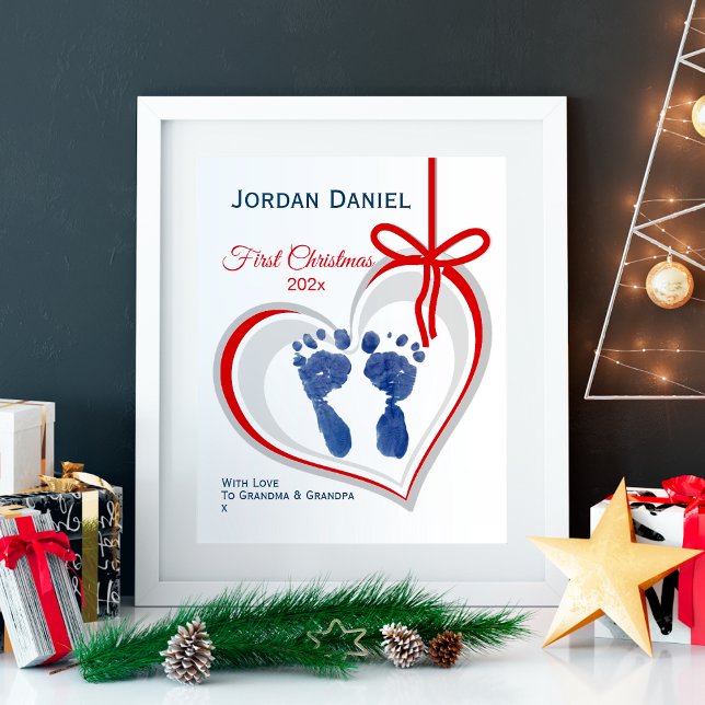 Art-mall för första julhandavtryck poster (Skapare uppladdad)