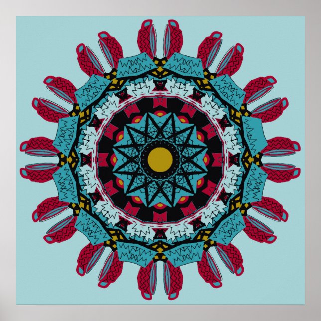 Art Mandala Poster (Framsidan)