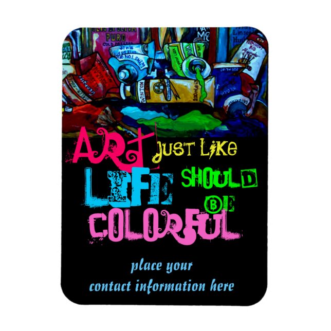 Art Marknadsföring Magnet (Vertikal)