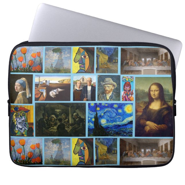 Art Masterpieces, Blue Laptop Fodral (Framsidan)