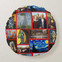 Art Masterpieces, Red Rund Kudde