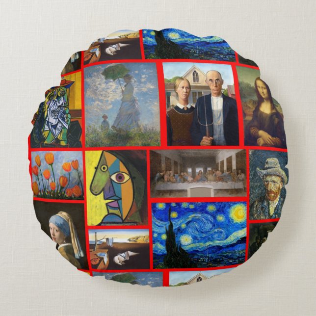 Art Masterpieces, Red Rund Kudde (Framsidan)