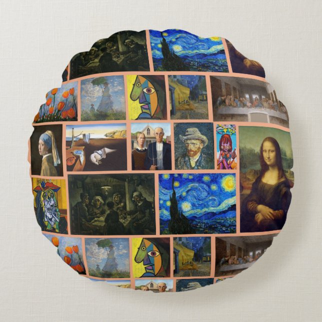 Art Masterpieces, Tan Rund Kudde (Framsidan)