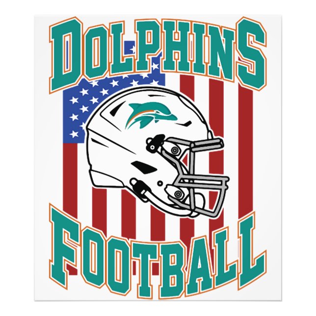 Art - Miami Dolphins Classic Fototryck (Framsidan)
