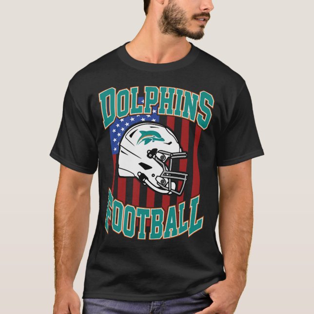 Art - Miami Dolphins Classic T Shirt (Framsida)