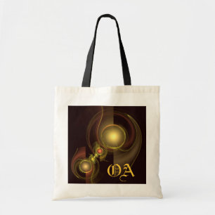 Art Monogram Bag för inbyggd Abstrakt för anslutni Tygkasse
