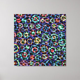 Art mönster leopard päls abstrakt struktur 2 canvastryck