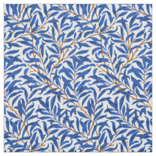 Art mönster William Morris blå katt grenar Tyg