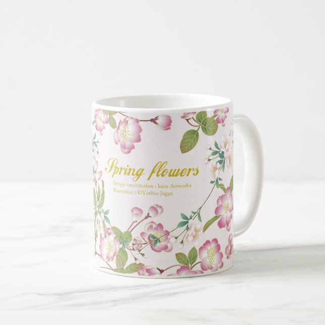 Art Mug"Cherry Blossoms" Kaffemugg (Framsida höger)