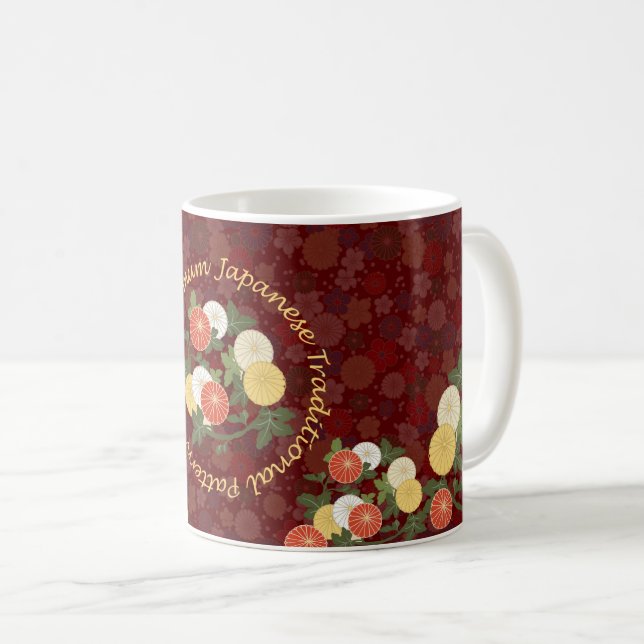 Art Mug"chrysanthemum" Kaffemugg (Framsida höger)