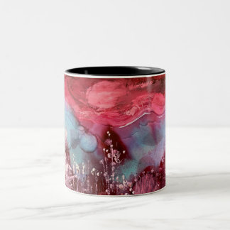 Art Mugg med rödvärldsfärg