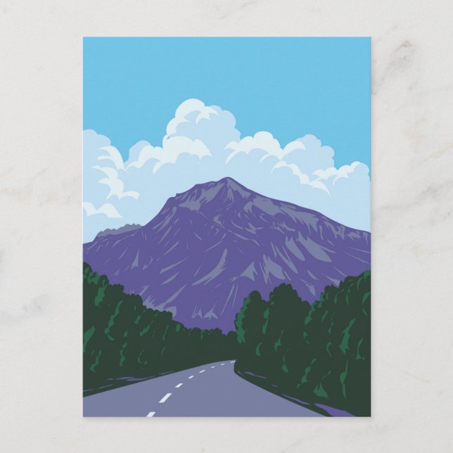 Art nära Elsbethen Salzburg Austria WPA Art Vykort (Framsida)