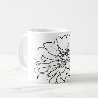 Art Naturblomma Kaffemugg