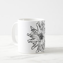 Art Naturblomma Kaffemugg