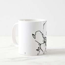Art Naturblomma Kaffemugg