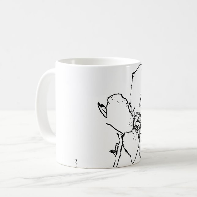 Art Naturblomma Kaffemugg (Framsida vänster)