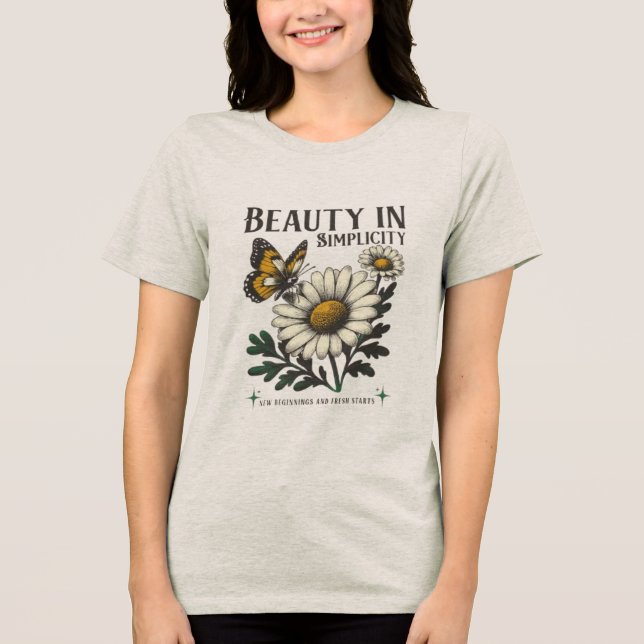 art nature beauty in simplicity t shirt (Framsida)