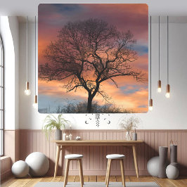 Art Nature Scenery Träd Silhouette Wall Decor Chic