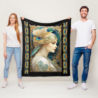 Art Nouvaeu Fleecefilt