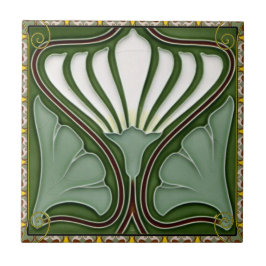 Art nouveau 001 kakelplatta