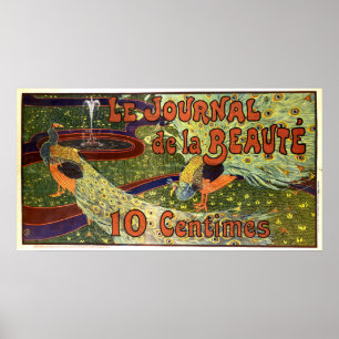Art nouveau 1897 Journal och Louis Rhead Poster