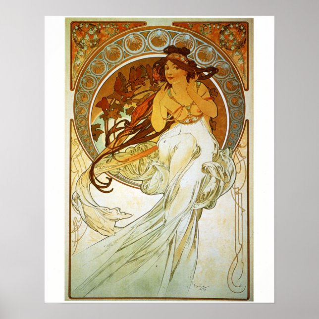 Art nouveau 1898 Poster (Framsidan)
