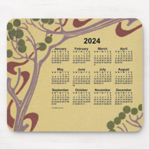 Art nouveau 2024 Kalender från Janz Musmatta