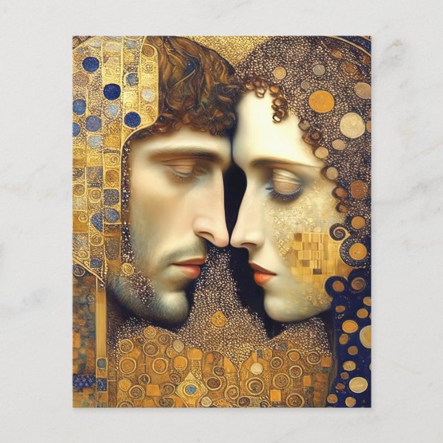 Art Nouveau A Couple In Love  (Framsida)