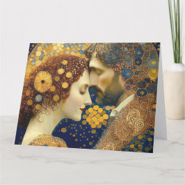 Art Nouveau A Couple In Love  Tack Kort