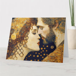 Art Nouveau A Couple In Love  Tack Kort