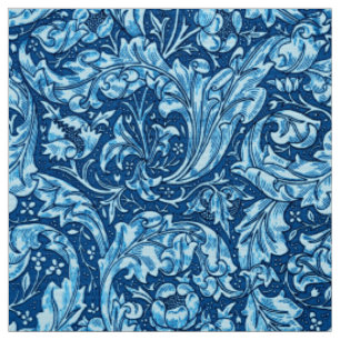 Art nouveau Acanthus Lövs and Flowers, Himlar Blu Tyg