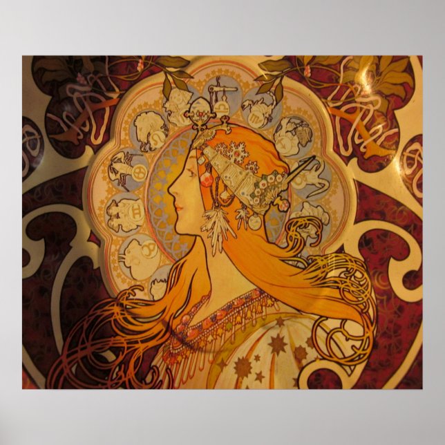 Art Nouveau-affisch Poster (Framsidan)