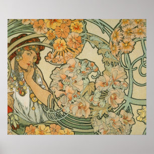 Art Nouveau-affisch Poster