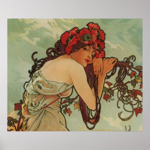 Art Nouveau-affisch Poster