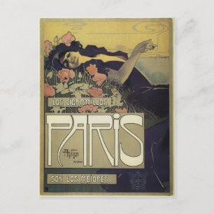 art nouveau ~ Aleardo Villa ~ Paris Vykort