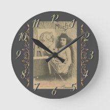 Art nouveau Alphonse mucha-bilmodell