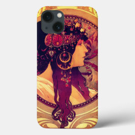 Art nouveau Alphonse Mucha Donna elegant kvinna